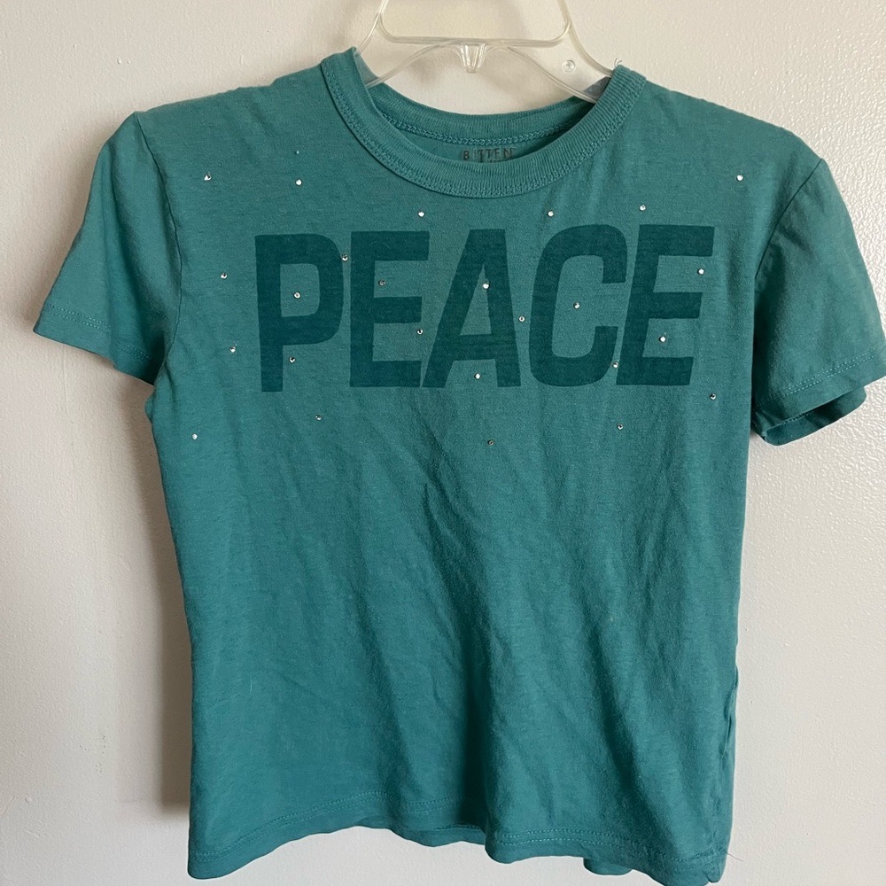Vintage 00’s Bitten by Sarah Jessica Parker Teal T-Shirt
